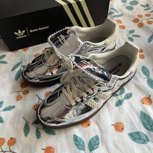 Adidas X Wales Bonner Silver Toned Sneakers